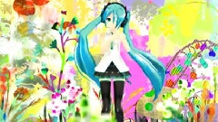 初音未来 - 水色と宇宙船