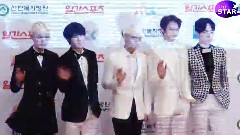 SHINee - The Star 金唱片大赏 红地毯新闻 SHINee Cut
