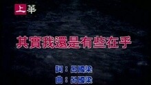 其实我还是有些在乎