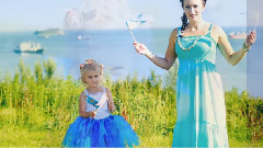 Blue rainbow summer