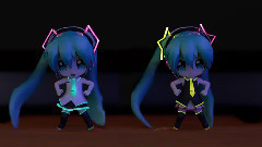 初音未来 - 怪物舞蹈 SD粘土初音