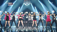 TEEN TOP,Girl’s Day - Gentleman 130426音乐银行现场版