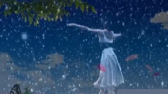 风雪中的孤独