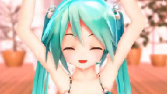 初音未来 - 泳装初音,全程露胖次绅士们看过来拉