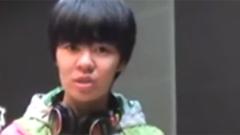 蓝短裤