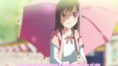 在樱花下