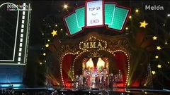 [TE]161119 MMA颁奖典礼 EXO两个团体奖 中字.