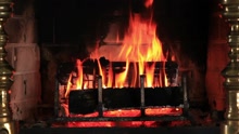 Band of Merrymakers - O Holy Night (Yule Log Video)