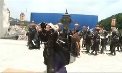 <花千骨>曝花絮 马可领携魔界颜值晒妩媚