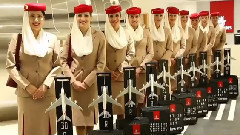 Emirates Cabin Crew At Dubai Mall Emirates Official Store & A380 Experience
