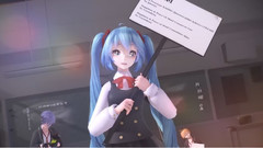 镜音双子,初音未来,VOCALOID家族 - 学生装公主殿下与卖萌的大哥和弟弟