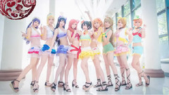 Love Live!,舞蹈视频 - 南华团夏色笑容1,2,,Jump!