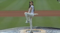T-ara,朴孝敏(T-ara) - 孝敏美国职业棒球大联盟开球Cut