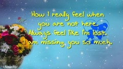 I love you