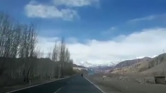 帕米尔高原中巴友谊雪山公路风景