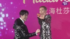 萧敬腾上海杜莎夫人蜡像揭幕 雨神幽默尽显私下爱与周董打球