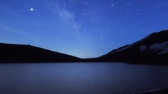 月牙湖的星空