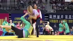 T-ara,Secret,韩国群星,Nine Muses,朴孝敏(T-ara) - 女明星摔跤之角斗士.孝敏vs哈娜VS Nine Muses