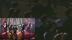 Super Junior,EXO - EXO台下观看SUPER JUNIOR 'Black Suit'