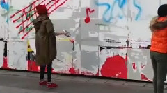 少女时代 - SM旧大楼前涂鸦