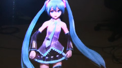 初音未来 - 曲面ポリッドスクリーンをつくってみた