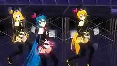 初音未来 - 三人的魔法笔刷