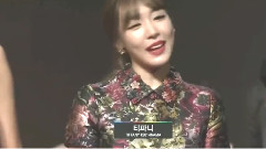 少女时代 - Tiffany - 2014MAMA红毯&采访 现场版 14/12/03